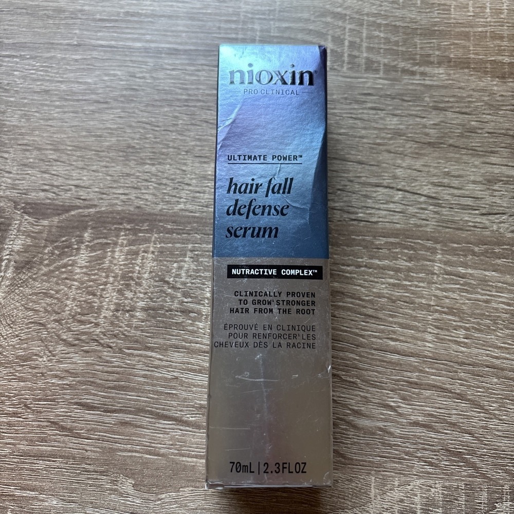 Nioxin Ultimate Power Hair Fall Defense Serum Size 2.3 fl. oz. NIB